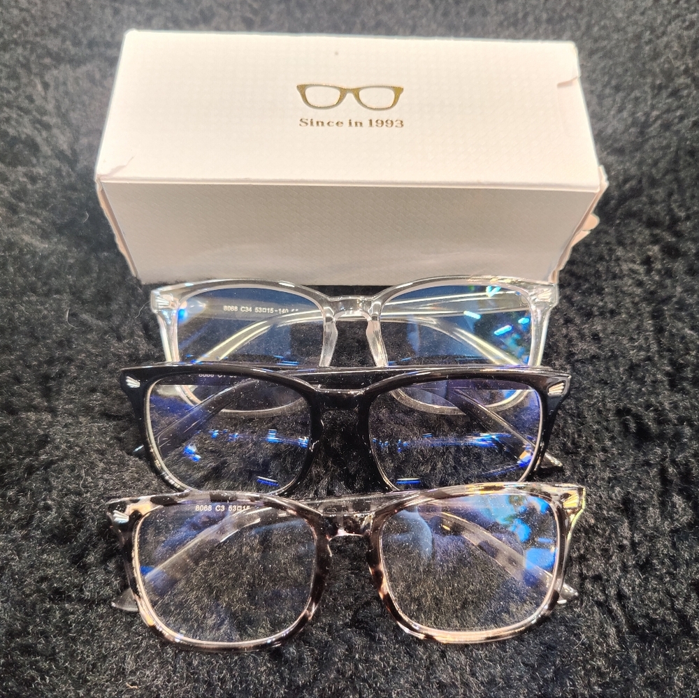 Blue Light Blocking Glasses Set Of 3
